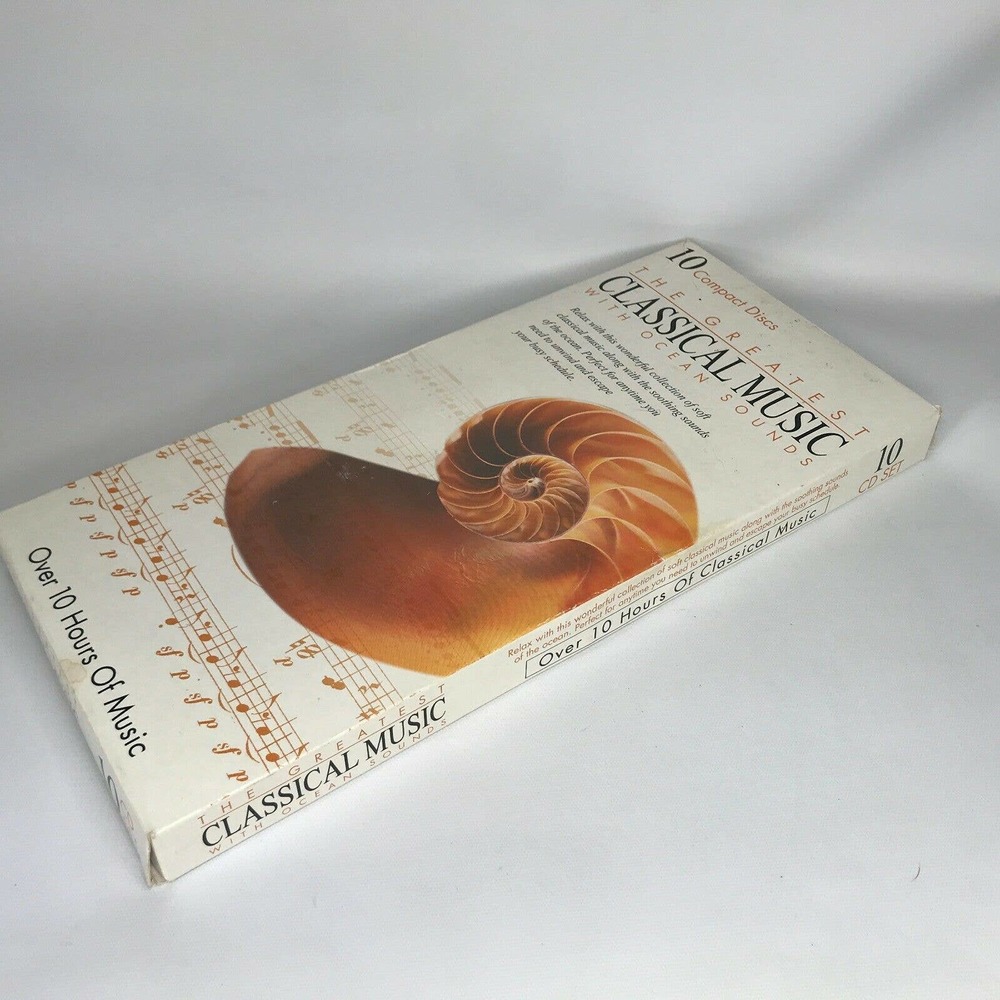 Classical Music with Ocean Sounds 10 CD set Bach Mozart Chopin Beethoven Handel